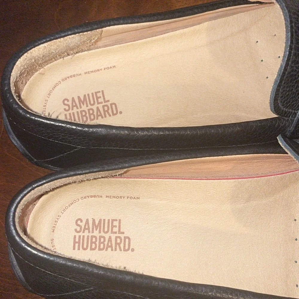Samuel Hubbard Men’s 10 M Black Slip On Loafers Dress Shoes Free Spirit Driver